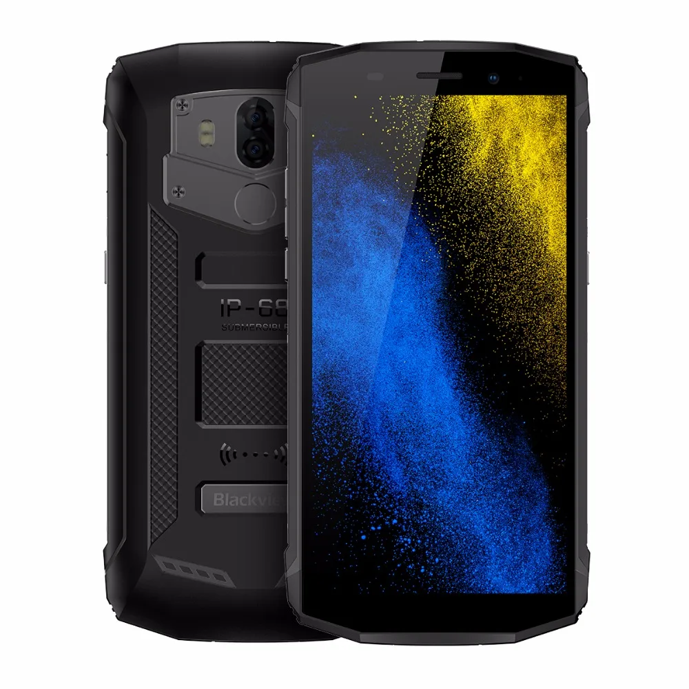Sale Blackview BV5800 Pro Waterproof 5.5" HD+ Quad Core Smartphone Wireless Charge 5580mAh Bak Battery 16GB ROM NFC Fingerprint phone 31