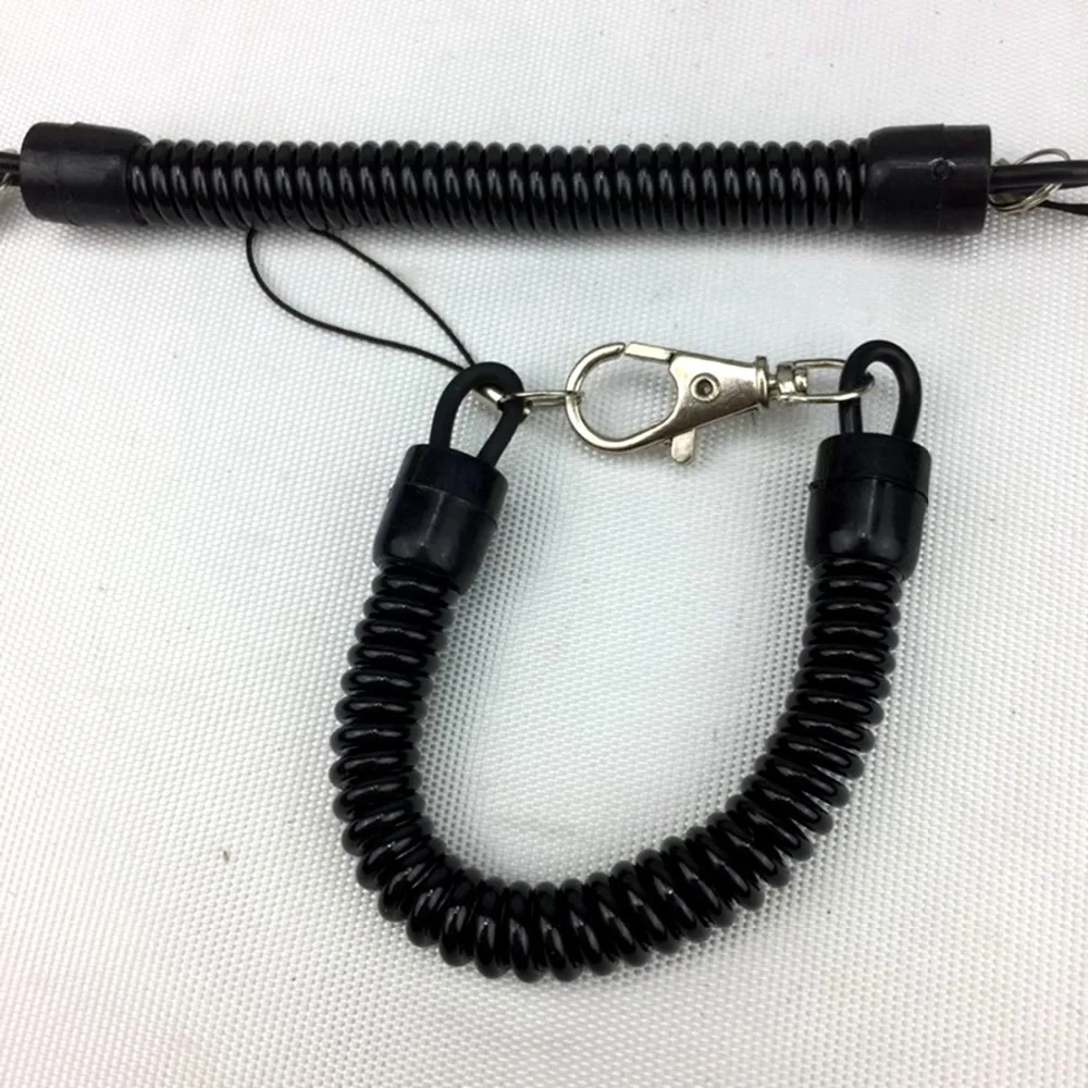 

2pcs elastics lanyard Ropes Secure Tackle Fish Tools fly nylon All Fishing accessories rod combo Accessory black kayak de pesca