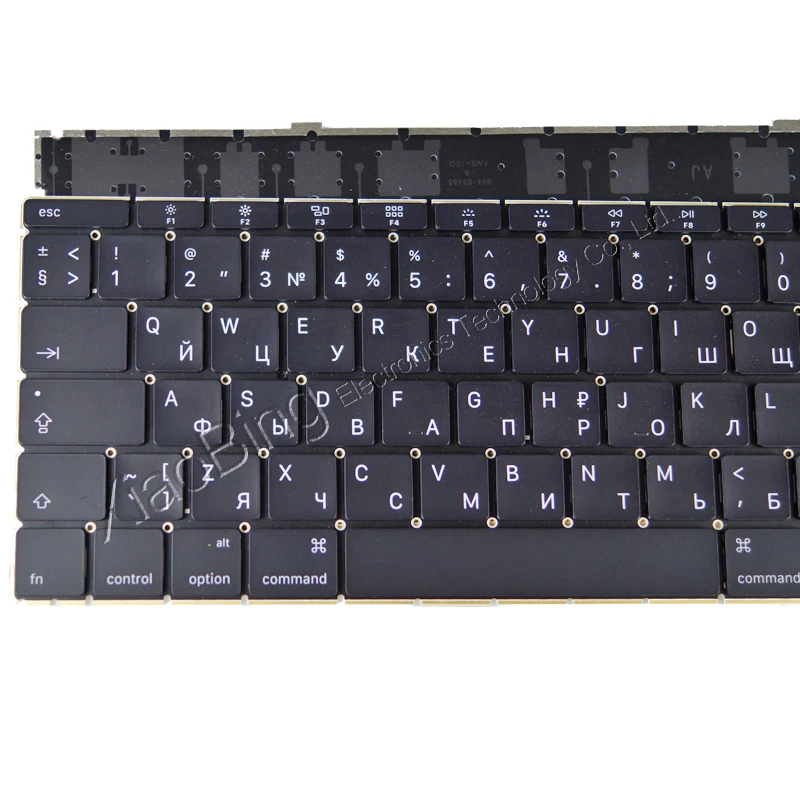 Ноутбук A1534 русская RU Клавиатура с подсветкой и винтами для Macbook 12 &quotРусская 2015