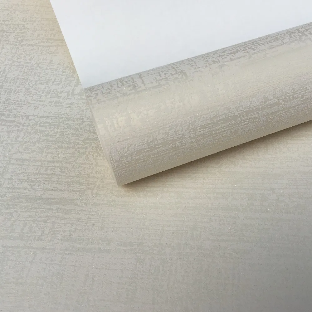 Glitter Metallic White Plain Wallpaper For Bedroom Living Room Wall Coverings Modern Simple Solid Color Wall Paper Home Decor