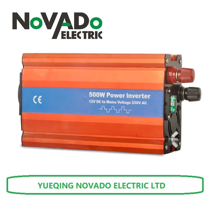 

Solar Power Inverter 500W Peak 12V DC To 220V AC Pure Sine Wave inverter