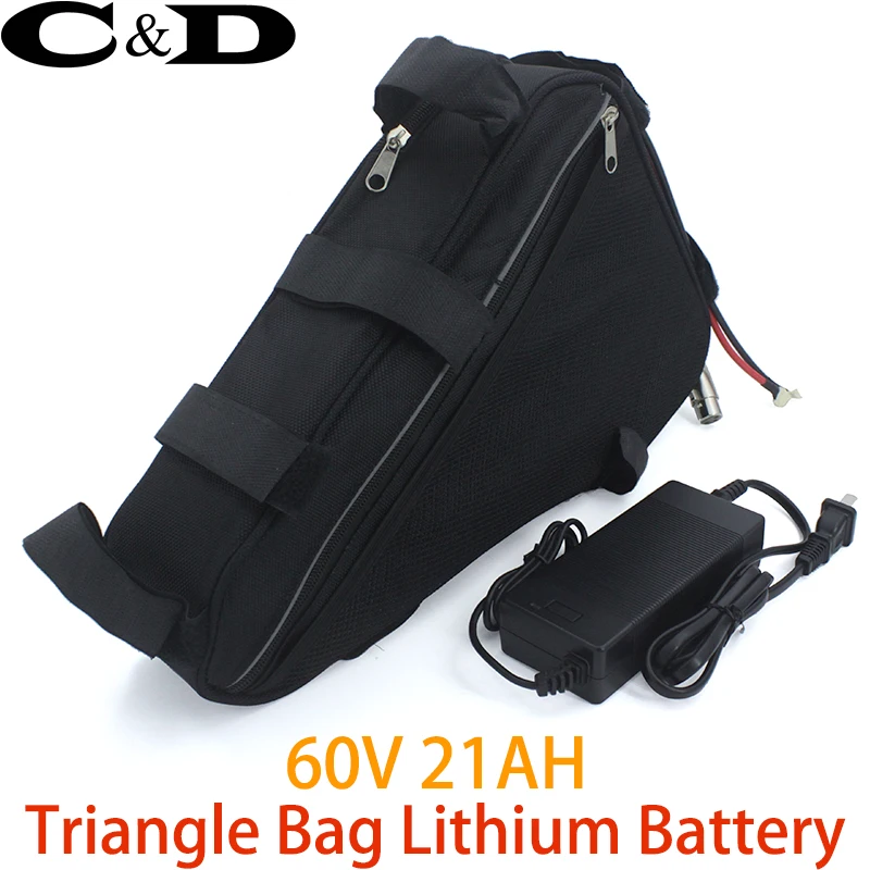 

60V 21AH 1000W 1500W 3000W Electric Bike Kit E-bike ebike Battery 3500mah 18650 Lithium Cells with 2A 4A Charger