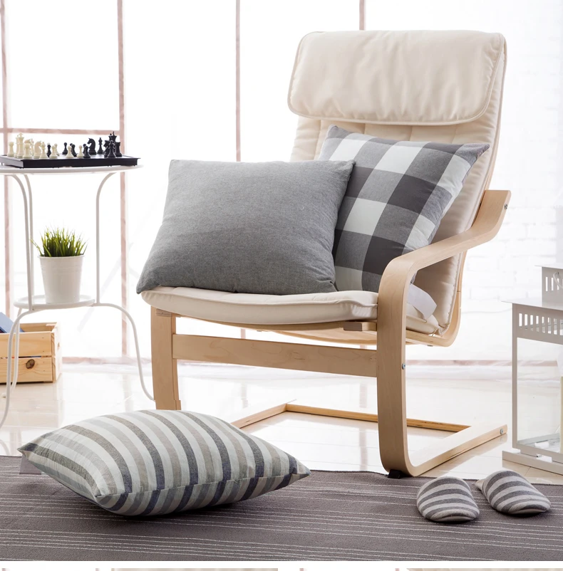 

30X50/40x40/45x45/50x50/60x60 Simple checked style cushion cover pillowcase sofa lattice pillow cover for backrest pillow case
