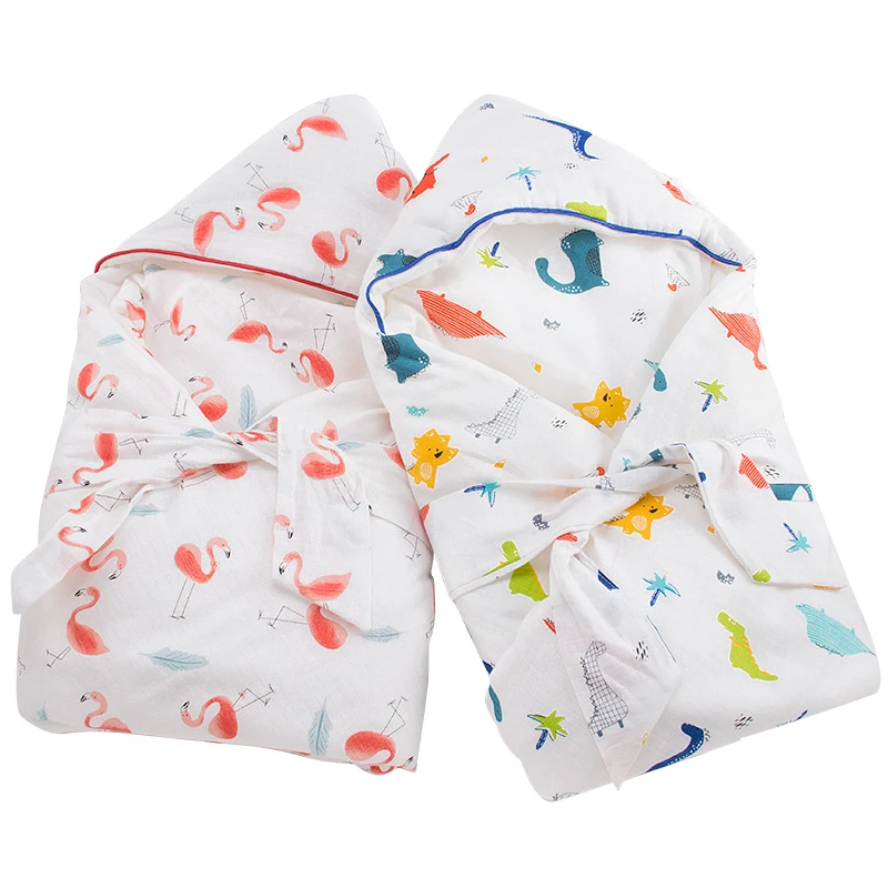 Muslin Tree Winter Gauze Cotton Baby Swaddle Neonatal Blanket Newborn