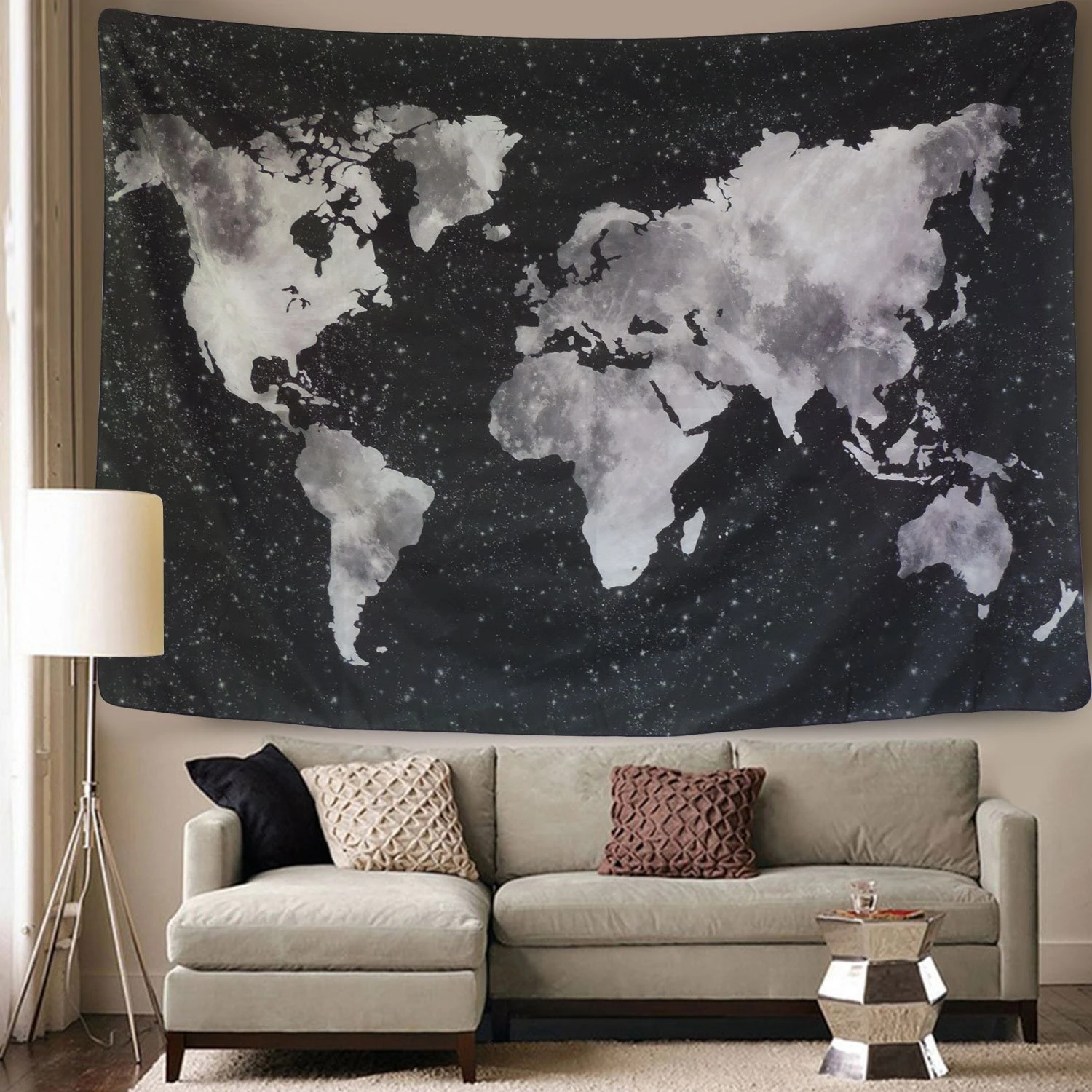 Cartoon World Map Tapestry Wall Hanging Art Background Maps Kids Room  Decoration | Tapestry Art Design World Map Tapestry Decor Living Room Art  150x200 Cm 