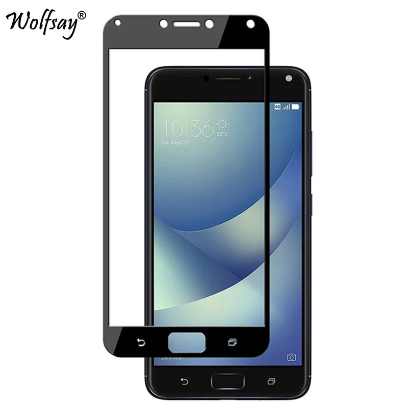 Закаленное стекло для Asus Zenfone 4 Max ZC554KL Защитная пленка экрана 9H полное покрытие 5