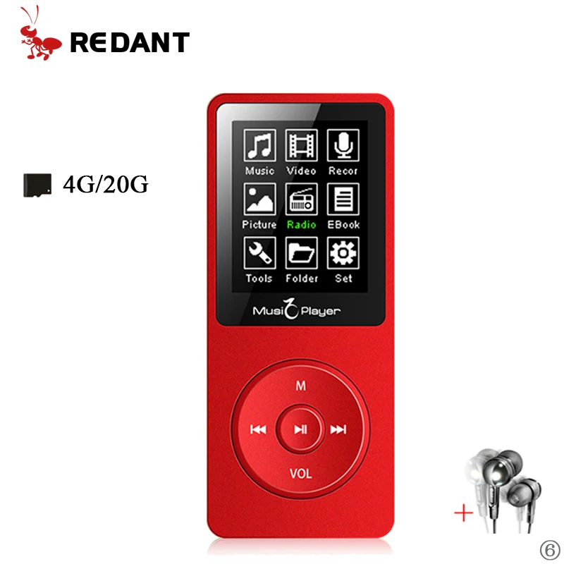 

Mini radio fm usb mp3 Player with headphones lossless hifi music player lecteur mp-3 reproductor walkman flash module waterproof