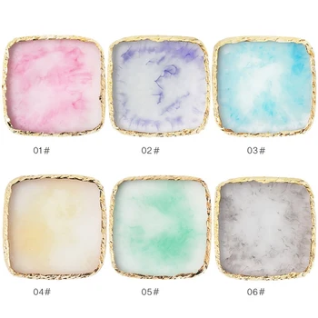 

Cute Square Shaped Makeup Mixer Nail Art Polish Mixing Plate Foundation Eye Shadow Lipstick Blending Palette