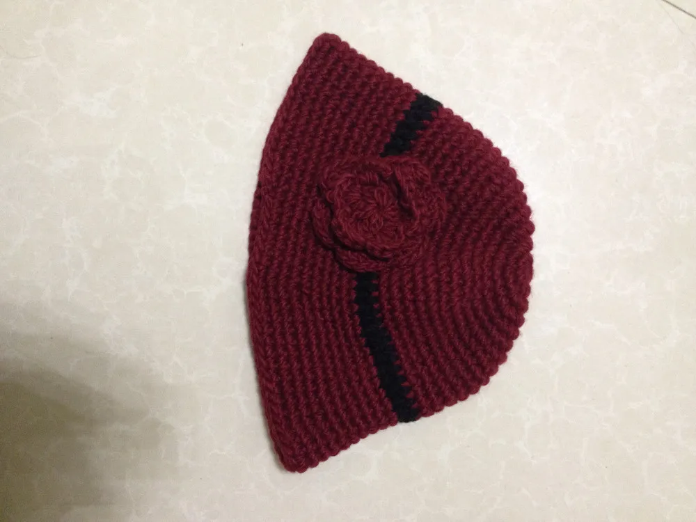 BomHCS, осенне-зимняя шапка в цветочек, прыщи,, ручная работа, вязаная шапка, уличная, Beanies115