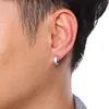 Vnox Stainless Steel Mens Womens Hoop Earrings Huggie Hypoallergenic Ear Clip Jewelry 3