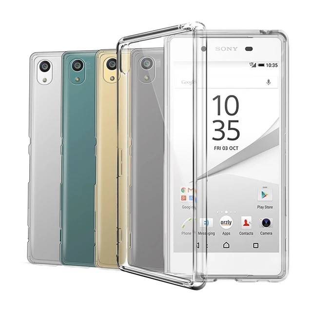 Transparent Silicon TPU Case For Sony Xperia Z1 Z2 Z3 Z5 Compact E5 X XA XA1 XA2 Ultra XZ XZ1 XZS XZ2 XZ3 L1 L2 M4 M5 Aqua Cover
