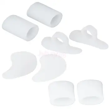 

Footful Toe Seperators Gel Toe Caps Toe Crests for Valgus/Crooked Toes/Corns