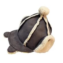 Хлопковые шапки; детские вязаные зимние шапки с геометрическим рисунком в стиле пэчворк; шапка с меховым помпоном из лисьего меха с ушками для мальчиков; Детские кашемировые толстые шапки с ромашкой