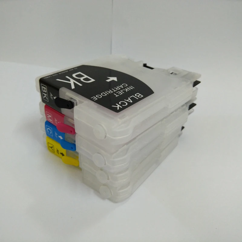 Многоразовый картридж Vilaxh LC38 LC60 LC65 LC980 LC61 LC985 LC39 LC67 LC1100 для Brother DCP 185C 195C 9805C J315 J515 J125 |