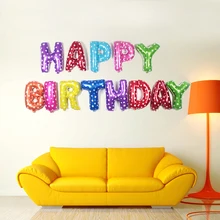 Foil Balloons Happy Birthday Balloons balls birthday Party Decorations kids Baby Shower Helium Ballons Wedding Decoration ballon