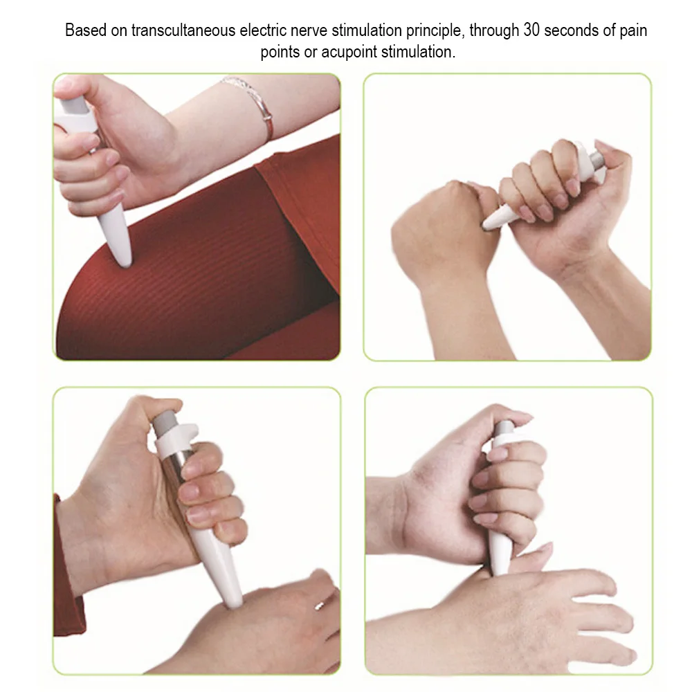Pulse Analgesia Pen Portable Handhled Electronic Body back neck Massage Pain Relief Acupuncture Point Massager Pen Parent Gift