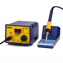 YIHUA 939D паяльная станция+ паяльная проволока+ запасной нагреватель комбо