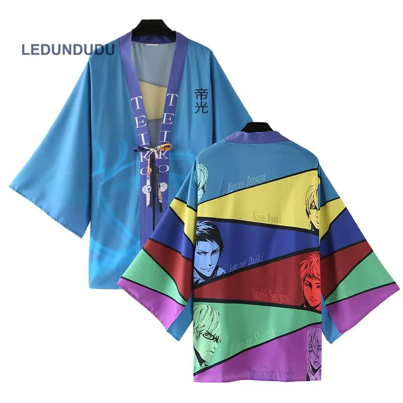 Kuroko no Basket TEIKO шифоновая Пижама плащи Akashi Seijuro карнавальный костюм Tetsuya Yukata кимоно