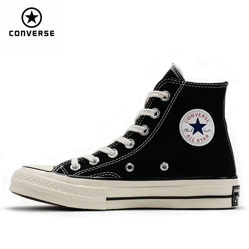 1970s оригинальные Converse all стильная обувь для мужчин и женщин; парусиновые Кроссовки Обувь Высокий Классический Скейтбординг обувь