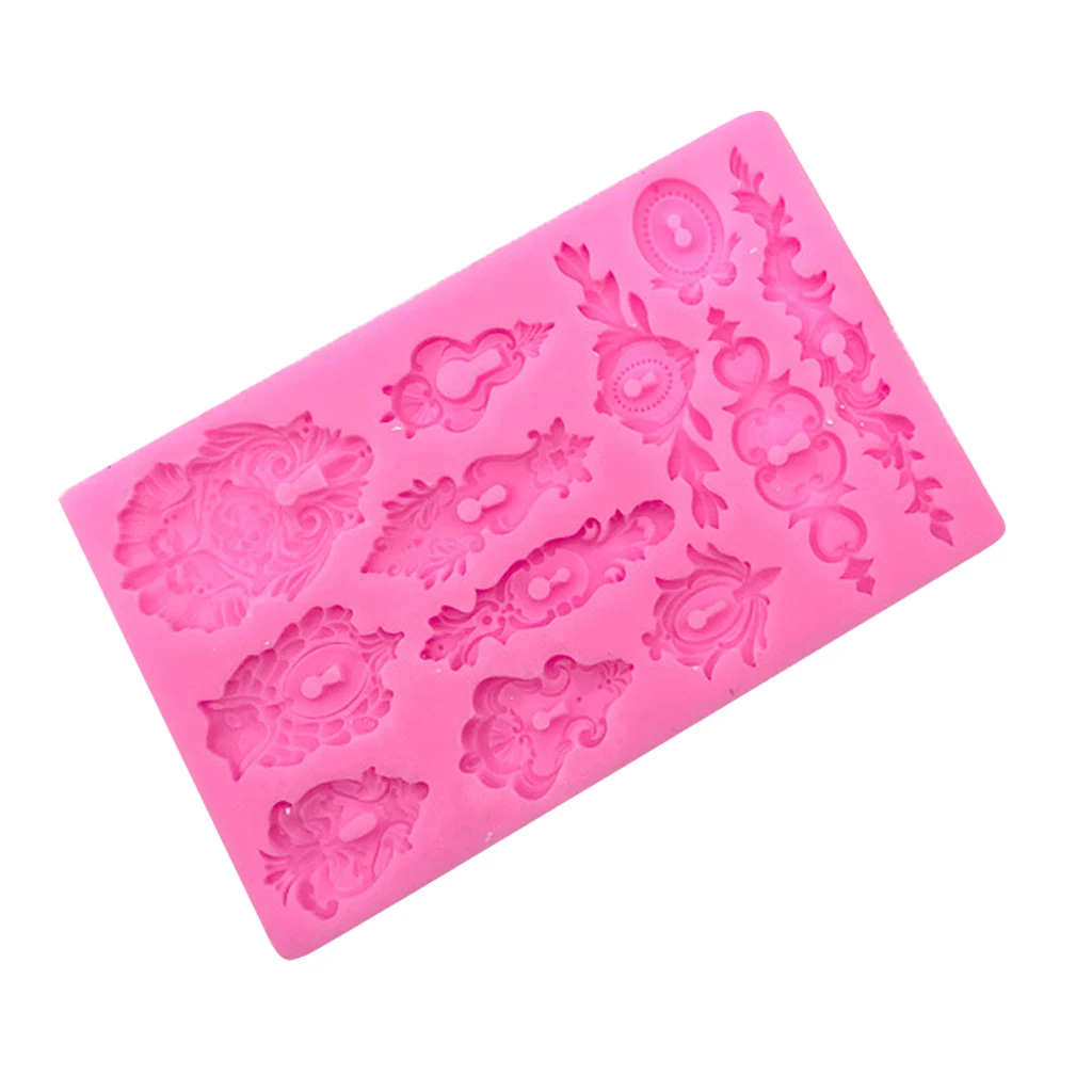 

Embossing Lace Silicone Molds Fondant Sugarcraft Cake Chocolate Decor Moulds