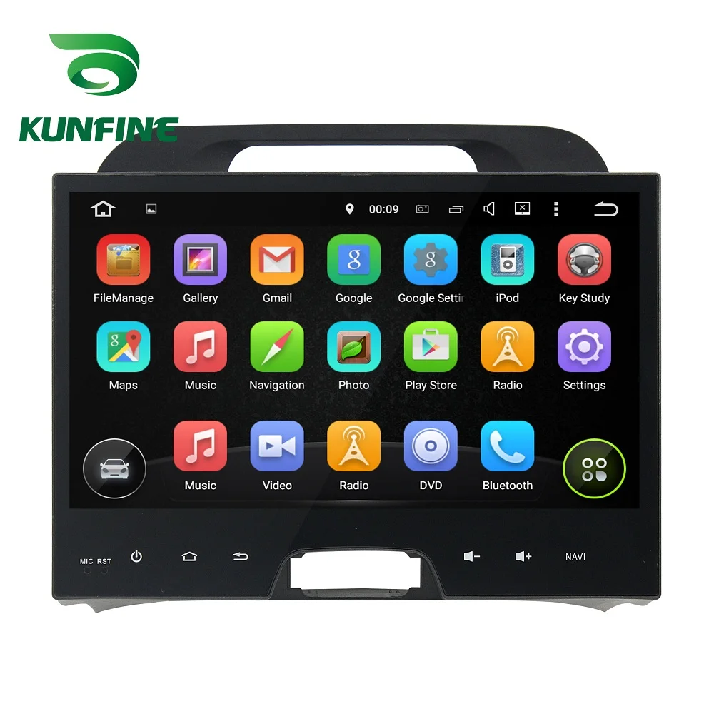 Car DVD GPS Navigation Player Deckless for SPORTAGE 2010-2012 C