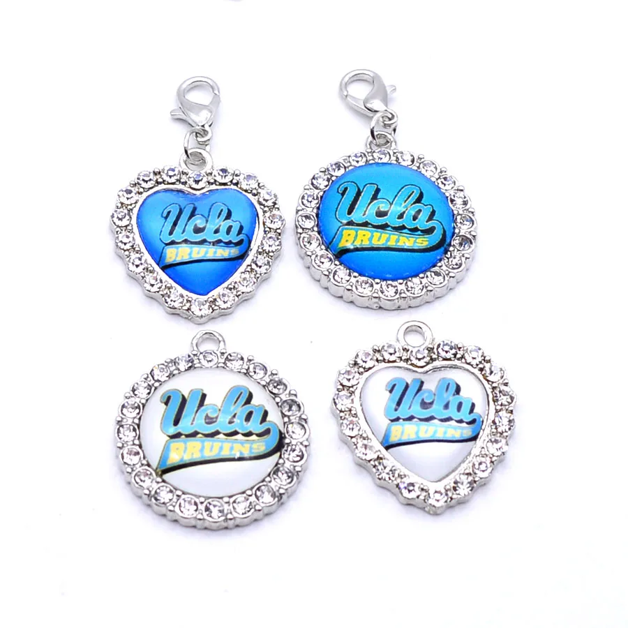 

Dangle Charms University NCAA UCLA Bruins Charm Pendant Fit Bracelets Necklaces Jewelry Sport Football 2017 Fashion