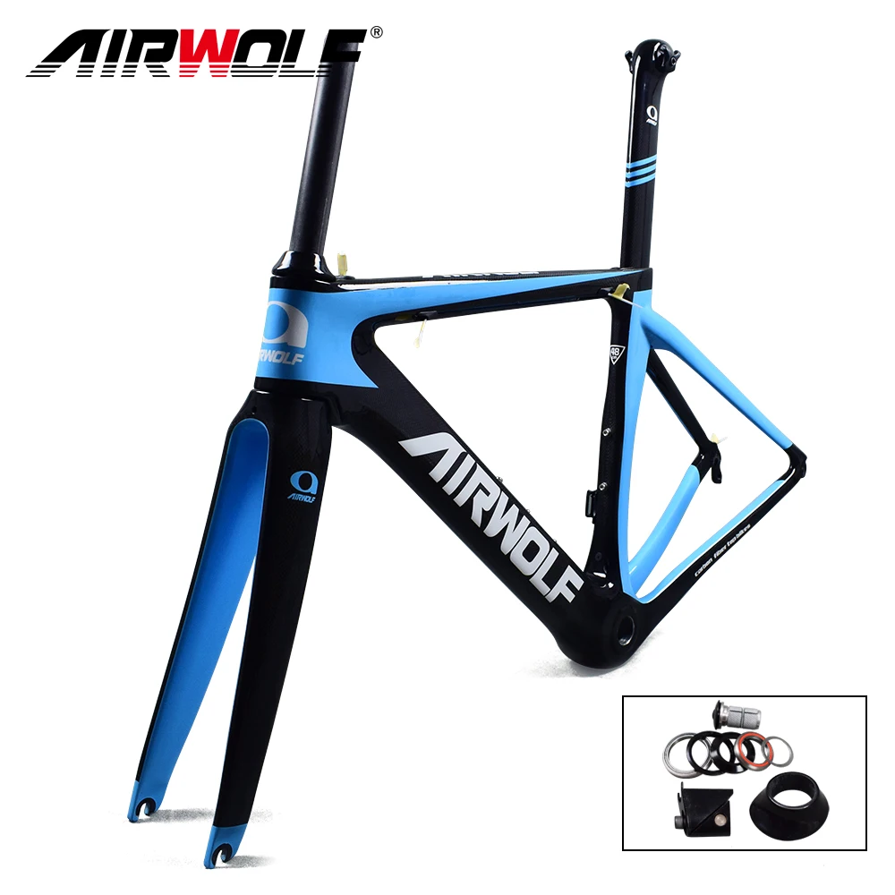 Top 2018 New Carbon Road Bike Frame carbon bicycle frameset  include fork/seatpost/headset for Mechanical/DI2 both carbon bike frame 1