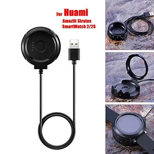 

YSAGi Suitable for gorgeous Amazfit A1612B A1609 2 2S charger adapter USB charging cable replacement smart watch charger