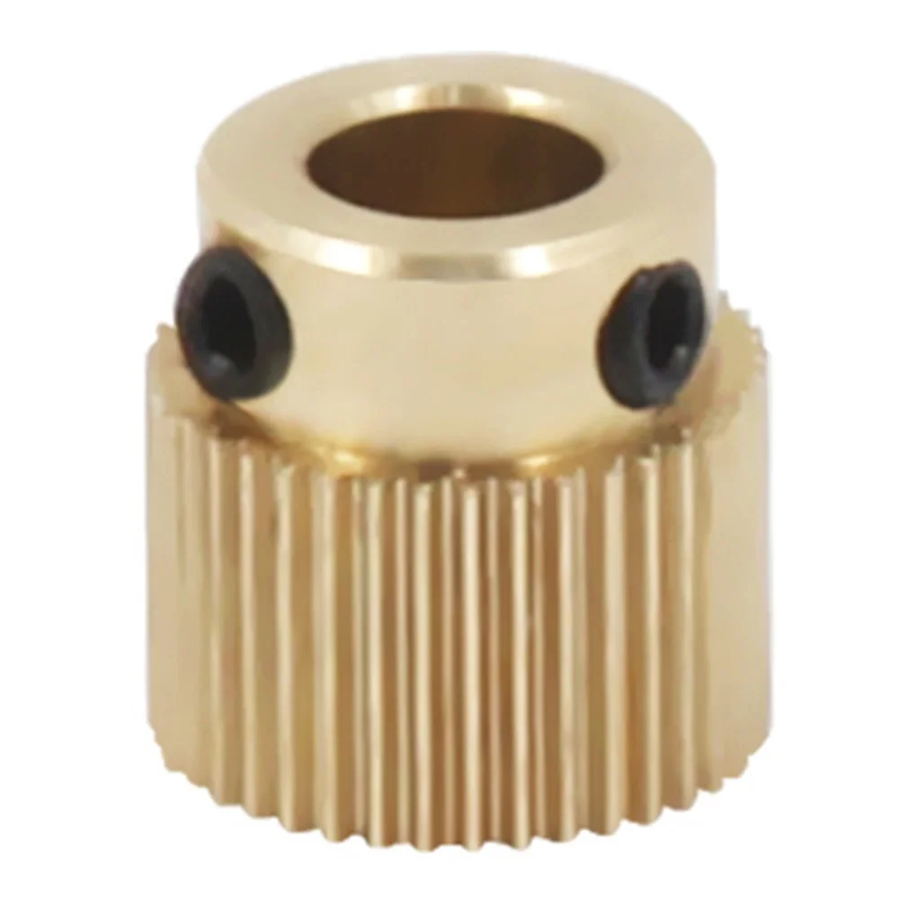

MK8 Extruder Drive Practical Brass Accessories Electronics Feeding 26/40 Tooth Wheel 3D Printer Parts Durable Easy Install