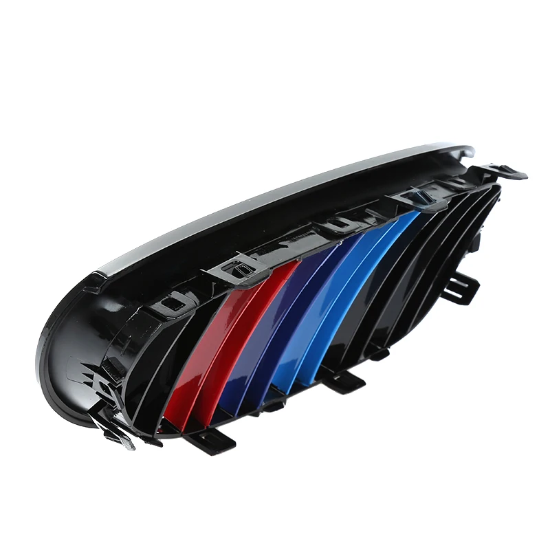 2 шт Передняя почек решетки для гоночных автомобилей BMW E60 M5 2003-2009 4 двери 4D седан глянцевый черный м-Цвет Авто-Стайлинг
