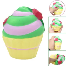 Сжимаемые игрушки мягкое мультяшное очаровательное красочное цветочное мороженое мягкое ленивое медленно поднимающееся ароматизированное декомпрессионное Детское игрушки L0705