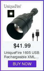 Супер мини-фонарики UF-K21 U2 ручные нажимные факелы с оптическое стекло с покрытием(1*16340/1* CR123A) карманный фонарик
