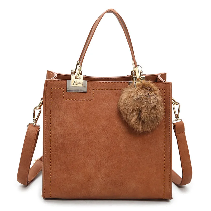 

Shoulder bag is simple and fashionable hand small bread retro single-shoulder oblique women's bag factory production ball bag