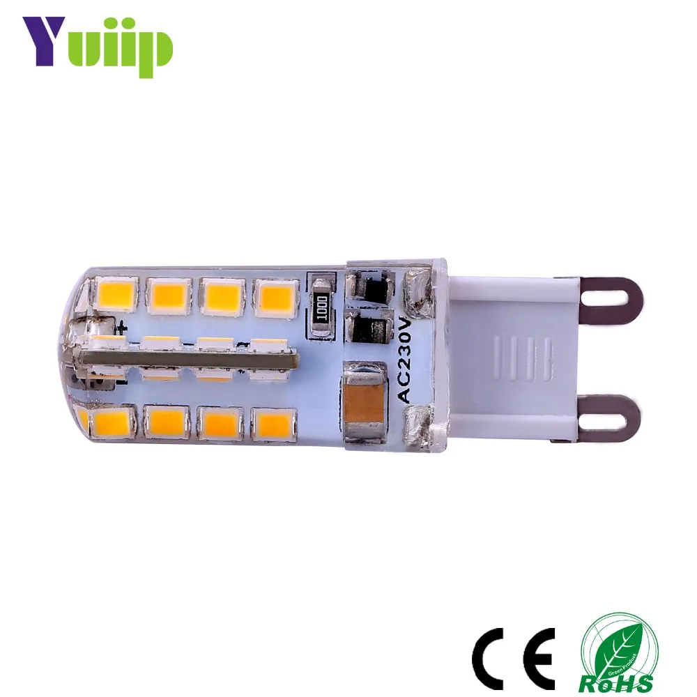 Yuiip G9 светодиодный светильник SMD 2835 3 Вт Epistar теплый белый низкое напряжение