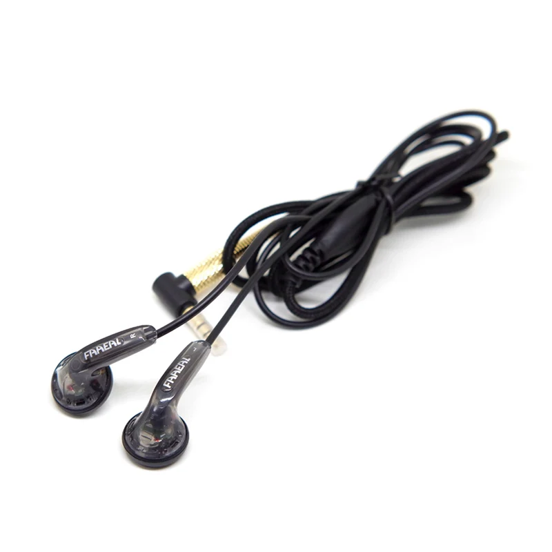 Наушники FAAEAL In Ear с серебряным покрытием провод нейлоновой оплеткой 64 Ом