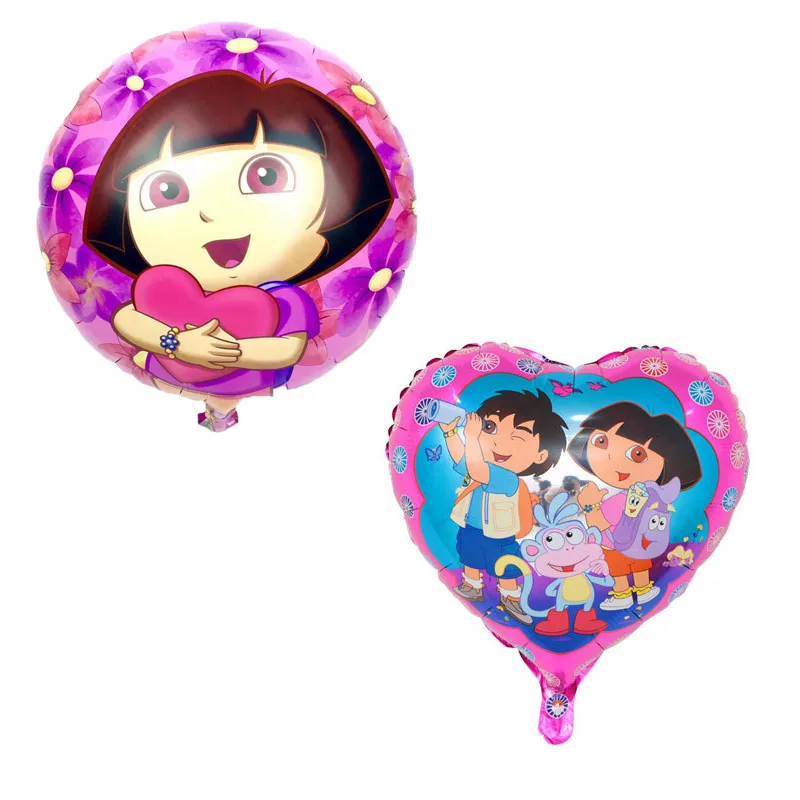 

Dora the Explorer Balloons aluminum Diago Balloon foil Boots ballon children's birthday party Gift Decoration classic toys