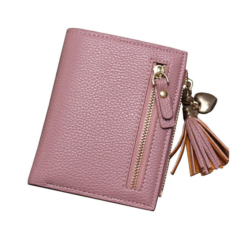 Brand New 2017 Fashion Women Wallet Tassel Short Wallets Large Capacity