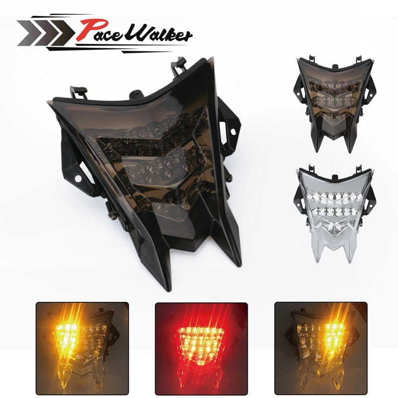 

Motorcycle Accessories LED Break Stop Tail Light Plastic Smoke Len Turn Signal Light Rear Lamp Support For BMW S1000RR 2010-2015