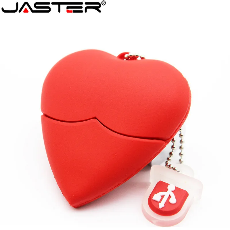 Usb-флеш-накопитель JASTER в форме сердца 4-16 Гб | Компьютеры и офис