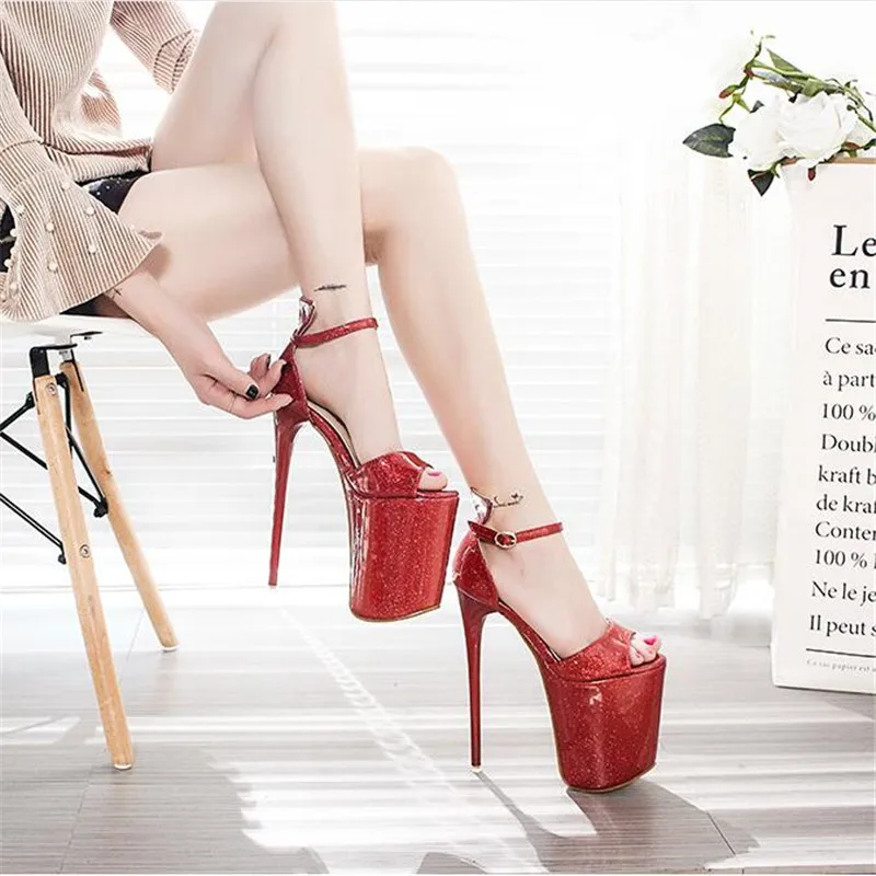 BBZAI женские туфли лодочки сандалии показать Пряжка Открытый носок уздечка платформе с бантом-бабочкой женская модельная stiletto Plus Размеры 34–43