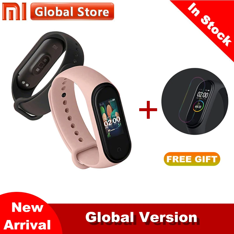 

Xiaomi Mi Band 4 2019 Newest miband 4 Mp3 Music fuction color screen Fitness Heart Rate Time Bluetooth 5.0 Smartwatch