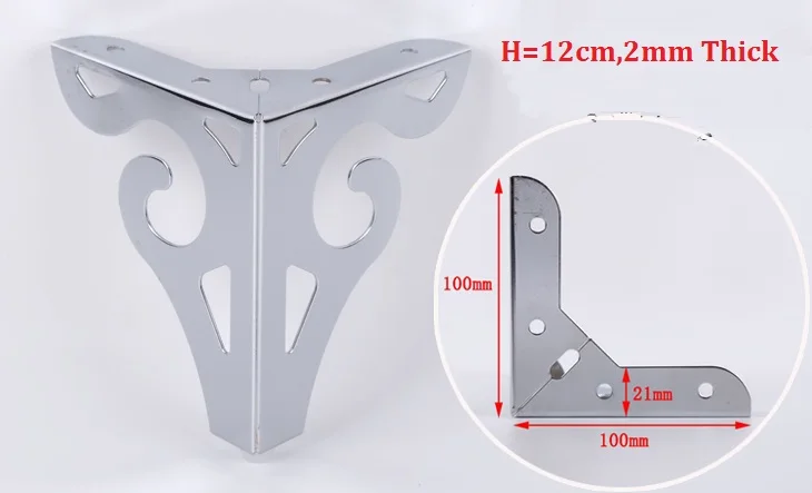 

2Pcs/Lot 304 Stainless Steel Cast Handrail Post Adjustable Joint Flat Curved Bracket