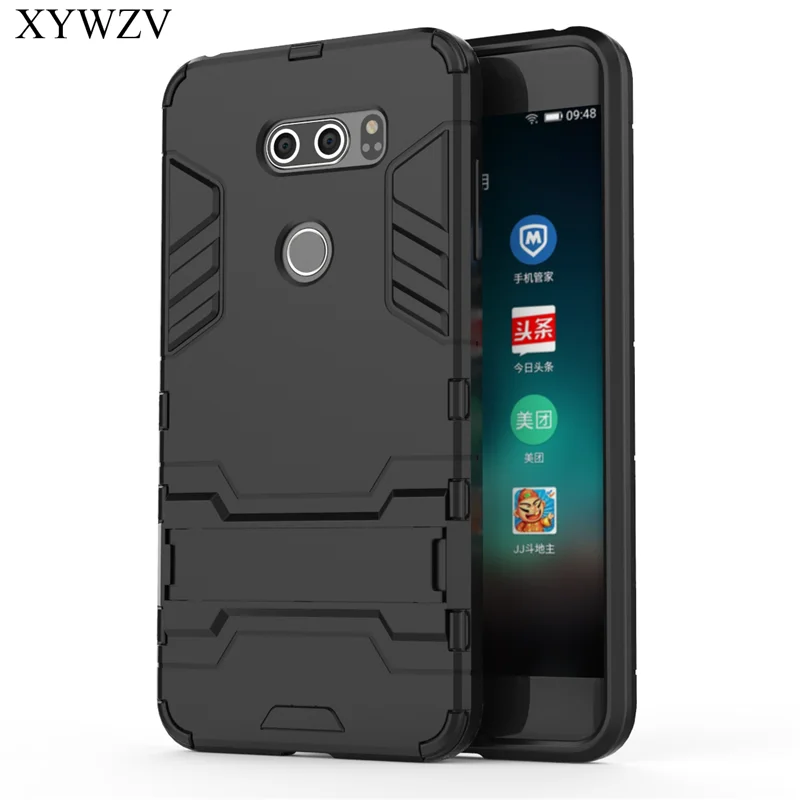 For Cover LG V30 Case Silicone Robot Hard Rubber Phone Coque XYWZV |