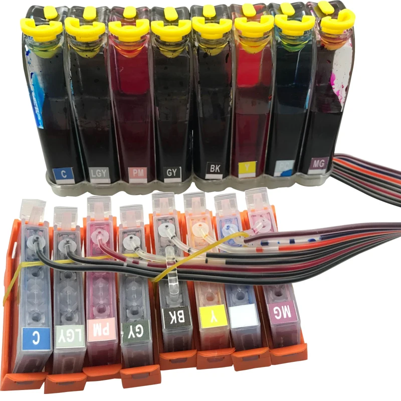 8 Pack INKFUN Compatible CLI 42 Ink Cartridges Replacement for Canon CLI-42 CLI42 Use with Pro-100 Pro 100 Printer Professional Inkjet PIXMA Pro-100 Ink 8-Colors 