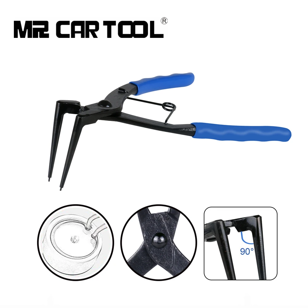 Skup Pierścień zatrzaskowy szczypce szczypce zaciskarka szczypce wewnętrzne zewnętrzne szczypce do pierścieni zabezpieczających narzędzie do naprawy 90 stopni wygięta igła