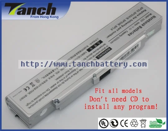 

Laptop batteries for SONY VGP-BPS9/B VGP-BPS9A VGP-BPS10 VAIO VGN-NR320 VGN-NR110 VGN-CR220E VGN-NR120E 11.1V 6 cell