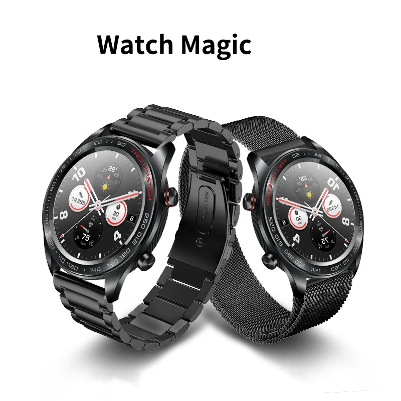 

Milanese Loop Stainless Steel Watchband for Huawei Watch GT Honor watch Magic Band Wrist Strap Metal Bracelet Quick Release Belt