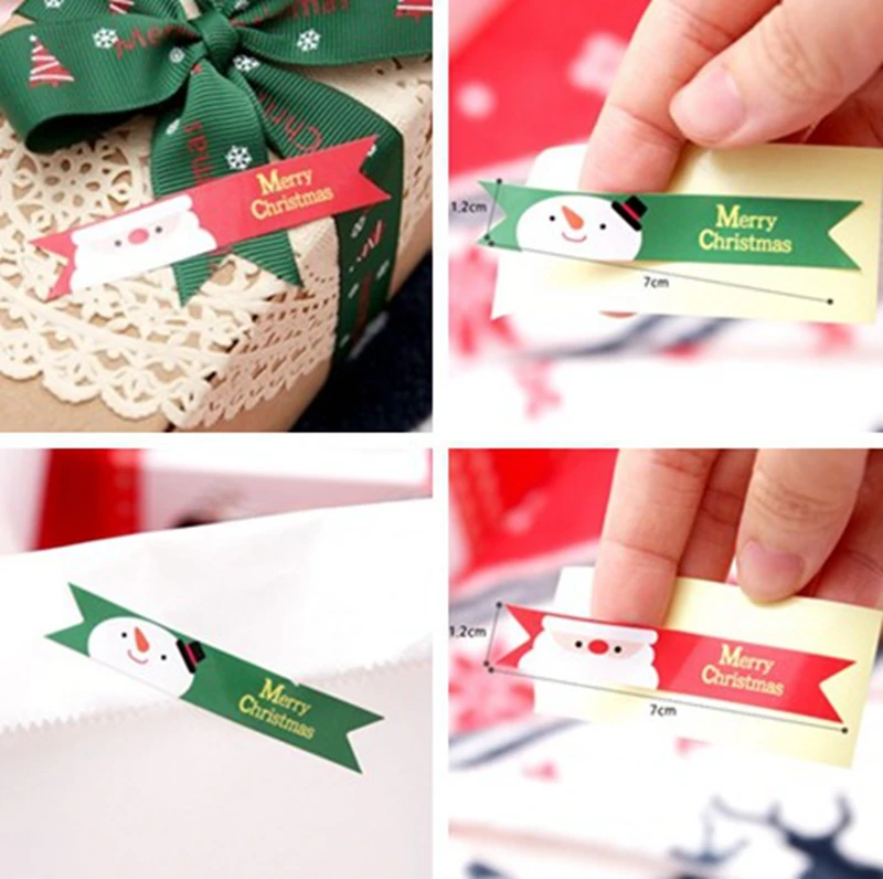 Merry Christmas Stickers, christmas tags, Stickers Xmas, Envelope Seals