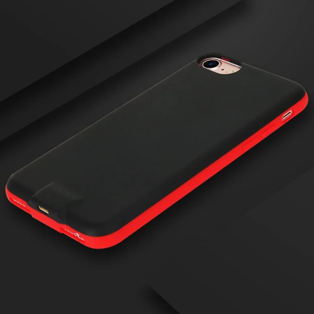 Goede Draagbare Draadloze Batterij Opladen Telefoon Case Draadloze Ontvanger Case Mobiele Telefoon Case Cover Power Bank Voor iPhone 6 6 s 7 8 Plus
