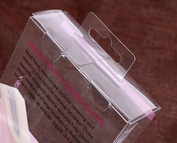 

Free shipping Customzied clear PVC plastic rectangle fold box packaging pvc chocolate box suppliers ---DH40119